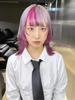 ウルフカット🌈(シャンプーブロー込み)