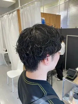 🌫️【shadow perm】シャドウパーマ＋似合わせカット ¥8000