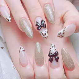 ハンドチップ長さだし持ち込みデザイン(デザイン、パ一ツ6本で11980