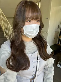 🫧🐏当日予約限定メニュー🐏🫧艶カラー+ヘアマスクトリートメント