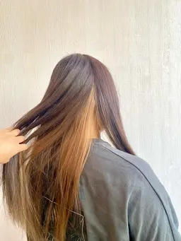 インナー or イヤリングカラー + トリートメント🎶 【ブリーチ込み】【リタッチ可】