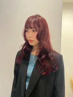 似合わせ艶カラー+カット+トリートメント🩷