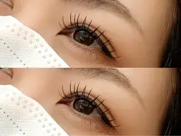 【人気No.2🩶🪡】フラットラッシュ120本とアイブロウワックス/セットメニュー