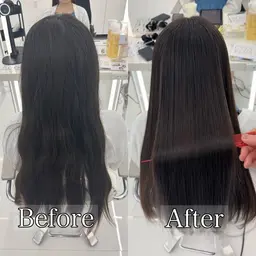 縮毛矯正＋整えカット（毛先２センチ）