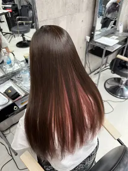 【🌙ブリーチ初心者の方必見🌙】 インナーカラー  or  イヤリングカラー🎗️ （ブリーチあり✨）