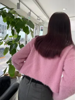 【8/23限定メニュー🥀】✨《ワンカラーでつくる今っぽいカラー＆3stepトリートメント付き》約120分✨