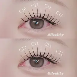 『& Healthy/アンドヘルシー』LED フラットラッシュ100本+パーマ+シャンプーオフ無料 二回目以降+500円