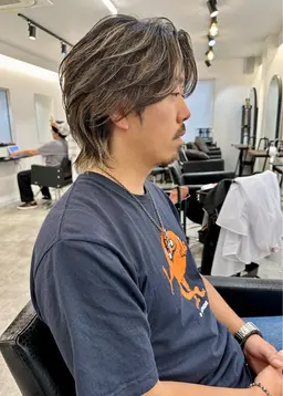 【自然な白髪染め】メンズデザインカット＋艶カラー