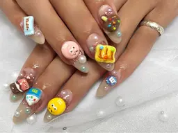 ✨️超期間限定✨️【オフなし‪✕‬】長さ出し🫶🏻チップorスカルプ 🌺 パーツ付け放題‎🤍