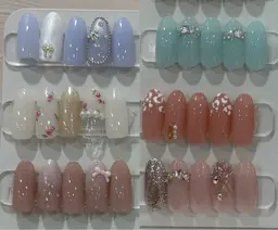 🎀練習モデル限定クーポン🤍大人ガーリー定額ネイル⚠️オフあり※画像はイメージ画像となります※