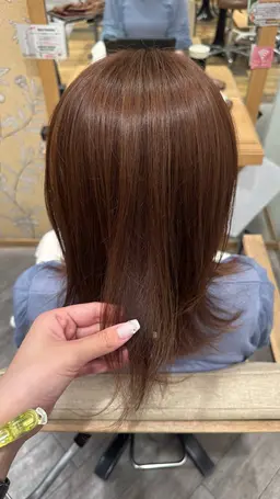 カット+オーガニックカラー🫒🤎