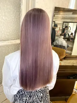 【💖気になる癖をまっすぐ💖】🌸カット+酸性髪質改善ストレート+プレミアムトリートメント🌸