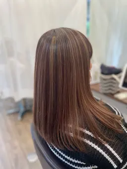 限定1名🫧【白髪ぼかしハイライト＋オンカラー＋マスクトリートメント】⚠️詳細ご確認お願い致します