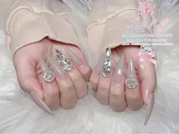 長さだし】◎4本アート・ストーン・パーツ付け放題 ◇¥10400→¥8840オフ無料