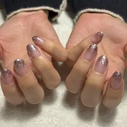 (オフ無) ワンカラー/ラメグラデーション