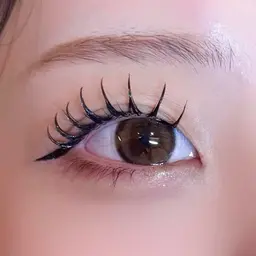 【アンドヘルシー】🩵ྀི🫧まつげパーマ×フラットラッシュ120本✨(美容コーティング仕上げ🪄︎︎◝✩)
