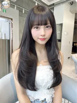 🩷【人気No. 1】🩷カット+カラー+トリートメント 🇰🇷韓国風レイヤーや韓国くびれヘアが得意です🌟