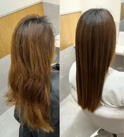 ブリーチ縮毛矯正