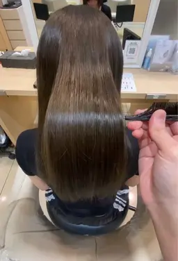 【透明感🫧】赤みのないブリーチなしのオリーブカラー🫒