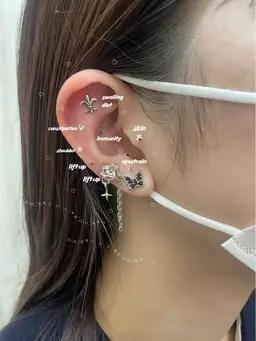 耳ツボジュエリー🩷💎✨14個