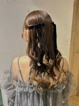 【即日予約特別価格！💐】🩶ヘアアレンジ/ヘアセット/全体コテ巻き🪽🩶（イベント・お出かけなどに♡）
