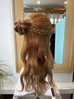 〖推し活などに🫶🏻︎〗ハーフアップアレンジ🌸