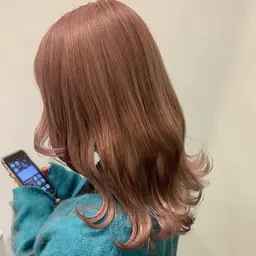 【ブリーチなしダブルカラー】＋艶髪トリートメント