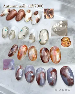 (オフ無)🩶Hand 季節限定デザインコース🩶【長津田】【パラジェル変更🆗】