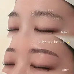 《持続力⭐️》美眉アイブロウWAX＋ハリウッドブロウリフト ¥4900