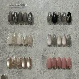 定額ネイル💅ミドルコース(オフ無し・自店オフ込み)