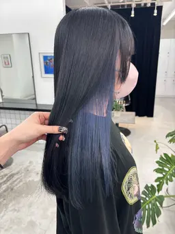 🩶大人気ワンポイント❕ケアブリーチイヤリングカラー＋全体カラー🩶¥10560