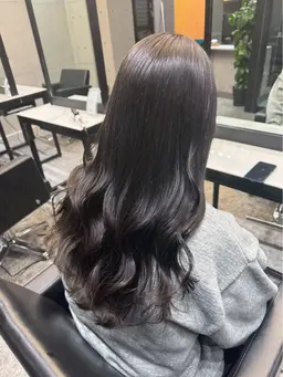 【学割U24】💜ワンカラー✨ブリーチ無し(内部補修トリートメント付）💜