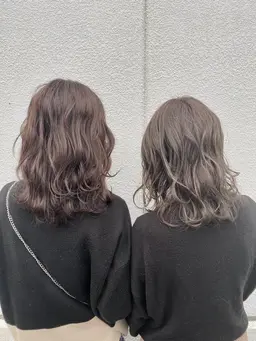 カット+透明感カラー+オーダーメイド【Aujua】トリートメント