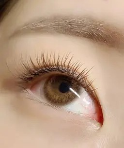 【カラエク】ブラウンカラー🤎フラットラッシュ140本オフ+長持ちコーティング+指名料✨込み【透明感♪】