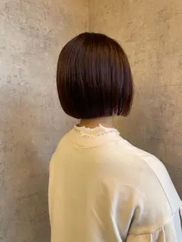 切りっぱなしボブカット（3センチ以内）