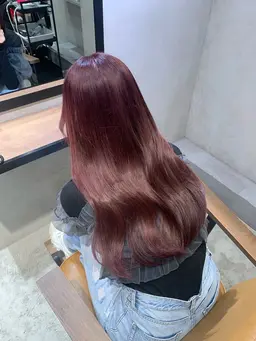 【🍑ミニモ限定🍑】カット+ ブリーチなしのWカラー+ 1Stepトリートメント