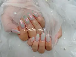 夏大人気のミラネイル💅(ベース付き)