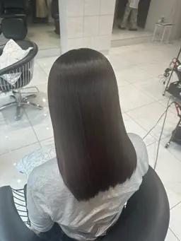 【気になる部分に！縮毛矯正】前髪ストレート＋顔まわりカット