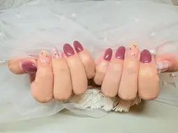 【HAND】(新人ネイリスト)(持ち込みアート4本)シンプルやり放題¥7980→3980 (ソフトジェルオフ¥550)