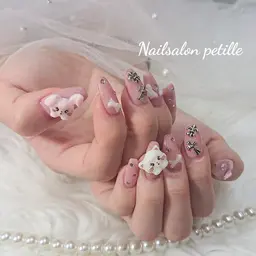 【ジェル】オフ無し🌹90分パーツ付け放題