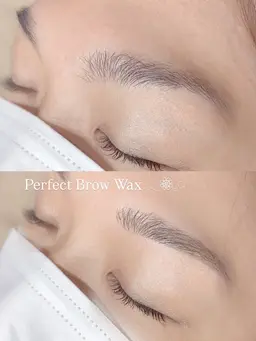 【大人気】アイブロウリフトmen'sも大歓迎✨(眉パーマ)+眉 Wax