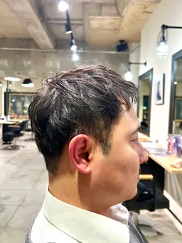メンズアップバングショート限定 ※ 当日の施術はnoiではなく、同じく金山にありますリジェール金山というお店になります！