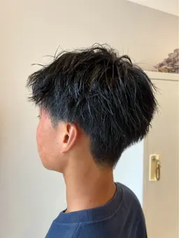 メンズカット＋ツイストパーマ