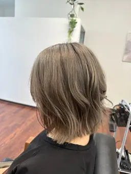 シングルカラーorワンブリーチ+艶髪トリートメント