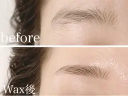 【メイク付き】美眉スタイリング（Wax脱毛）メンズOK