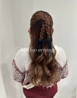 🎄12月限定🎄お出かけ前にプチアレンジ💕(前髪・おくれ毛cut付き)
