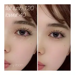 🤍マツエク上下コース🤍《上120本,下40本》¥6600