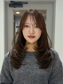 【韓国ヘア🌟撮影モデル募集中】ハッシュカットまたはレイヤーカット🤍トリートメントサービス🎀🎀