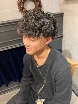 【メンズ新規限定】カット＋パーマ＋トリートメント
