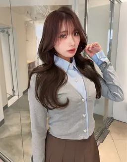 ✨💕【🎅🎄クリスマス限定クーポン🎄🎅】カット＋ケアカラー＋外部補修トリートメント💕✨